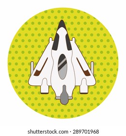 spaceship theme elements vector,eps