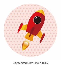 spaceship theme elements vector,eps