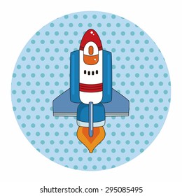 spaceship theme elements vector,eps