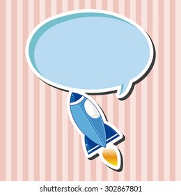 Spaceship theme elements vector,eps