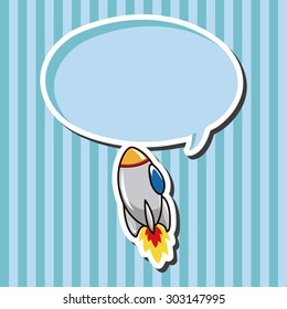 Spaceship theme elements vector,eps