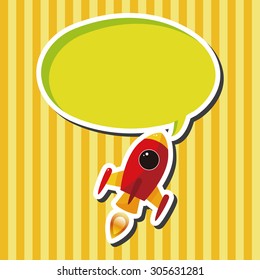 spaceship theme elements vector,eps