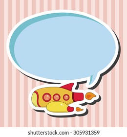 spaceship theme elements vector,eps