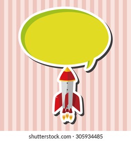 spaceship theme elements vector,eps