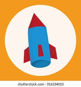 Spaceship theme elements vector,eps