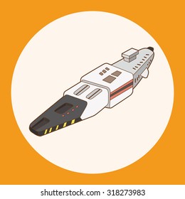 spaceship theme elements vector,eps