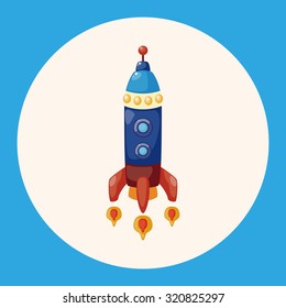spaceship theme elements vector,eps