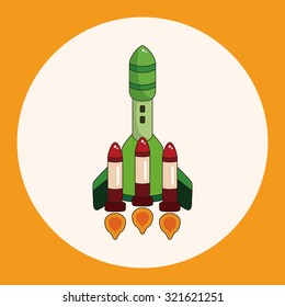 spaceship theme elements vector,eps