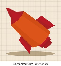 Spaceship theme elements vector,eps