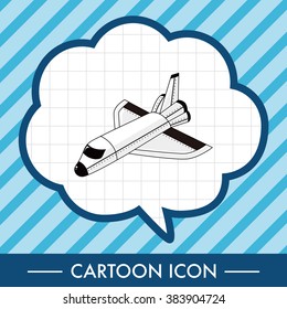 Spaceship theme elements vector,eps