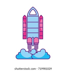 spaceship travel science exploration launch rocket