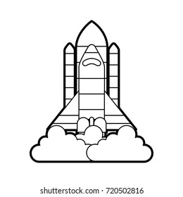 spaceship travel science exploration launch rocket