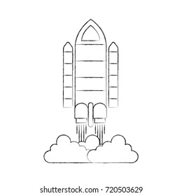 spaceship travel science exploration launch rocket