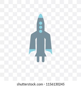 Spaceship vector icon isolated on transparent background, Spaceship logo concept