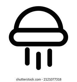 SpaceShip Vector icon which is suitable for commercial work and easily modify or edit it

