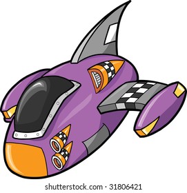 Spaceship Vector Illustration