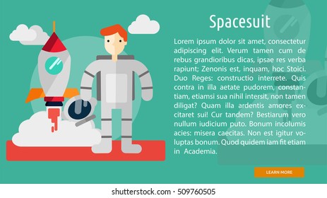 Spacesuit Conceptual Banner