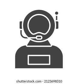 Spacesuit icon vector image. Can also be used for Physical Fitness. Suitable for mobile apps, web apps and print media.