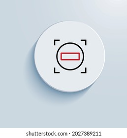 Spacial orientation, road signs and signals recognition icon