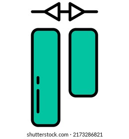 spacing and alignment with transparent background