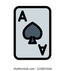 Spade Ace Card