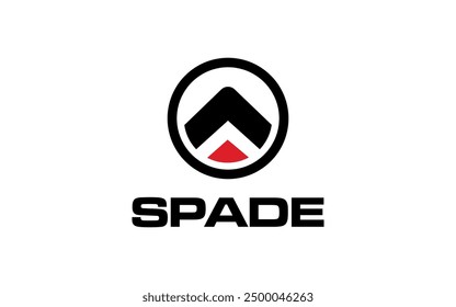 Spade Ace logo design symbol