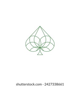 spade and cannabis vector illustration