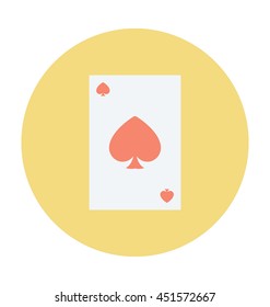 Spade Card Vector Icon