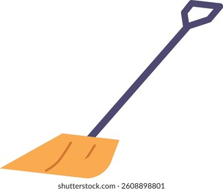 Spade for cleaning snow vector illustration