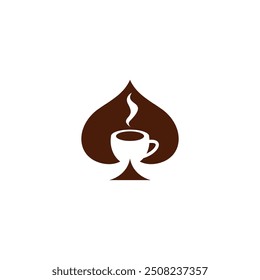 Design vetorial do logotipo Spade Coffee