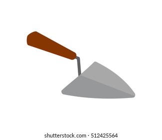 spade construction repair fix engineering tool equipment image vector icon logo