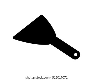 spade construction repair fix engineering tool equipment image vector icon logo silhouette