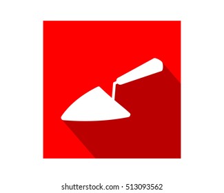 spade construction repair fix engineering tool equipment image vector icon logo
