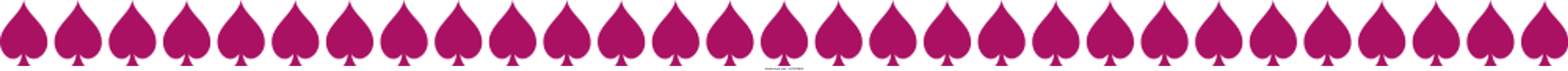 Spade Decorative Decal Line Element