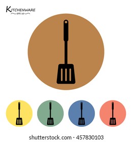 Spade of frying pan.Vector illustration
