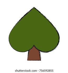 Spade gambling symbol