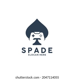 spade ,game , logo template