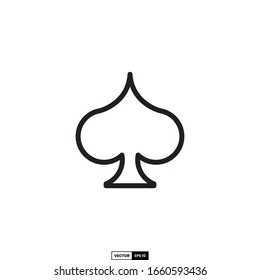 spade icon, design inspiration vector template for interface and any purpose