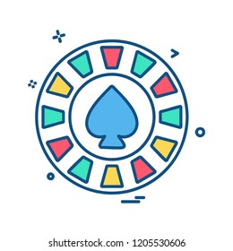 Spade icon design vector