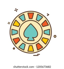 Spade icon design vector