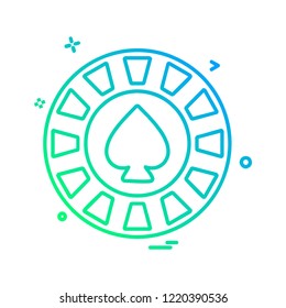 Spade icon design vector