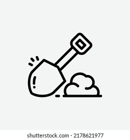  icono de espacio, icono aislado de esquema de caja de herramientas en fondo gris claro, perfecto para sitio web, blog, logo, diseño gráfico, medios sociales, interfaz de usuario, aplicación móvil
