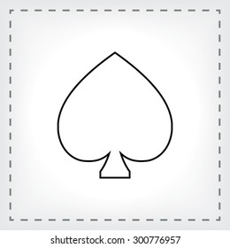 Spade Icon - Minimal Tattoo