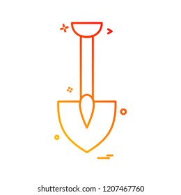 spade icon vector design 