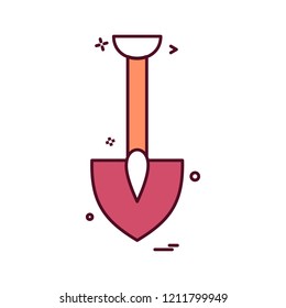 spade icon vector design 