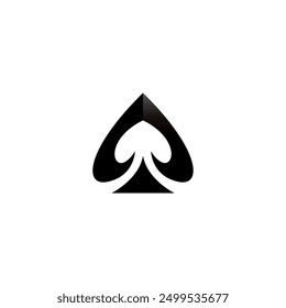 Spade Icon Vector Illustration. Spade Logo