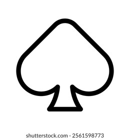 Spade Icon Vector Symbol Design Illustration