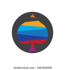 logotipo de la página, spade, negro, logotipo, logotipo, monograma, marca, sencillo, elegante