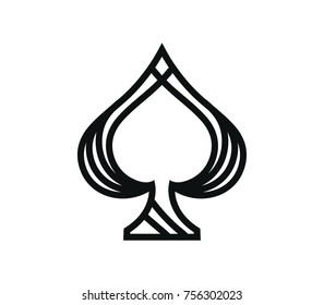 Spade Logo Vector Illustration