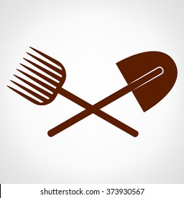 Spade and pitchfork